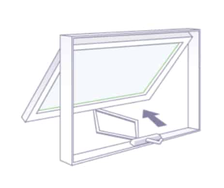 Awning window